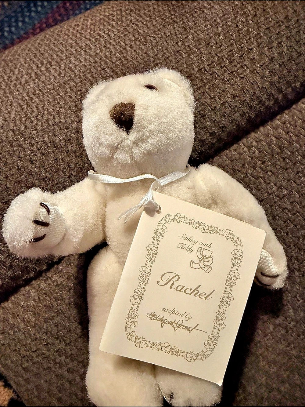 Hamilton Collection Rachel Sailing with Teddy Bear Hildegard Gunzel 1995 Vintage